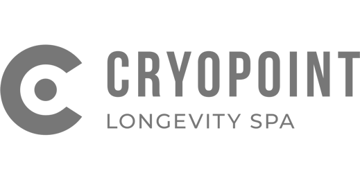 Cryopoint Longevity Spa logo. Cryotherapy services for health and wellness.