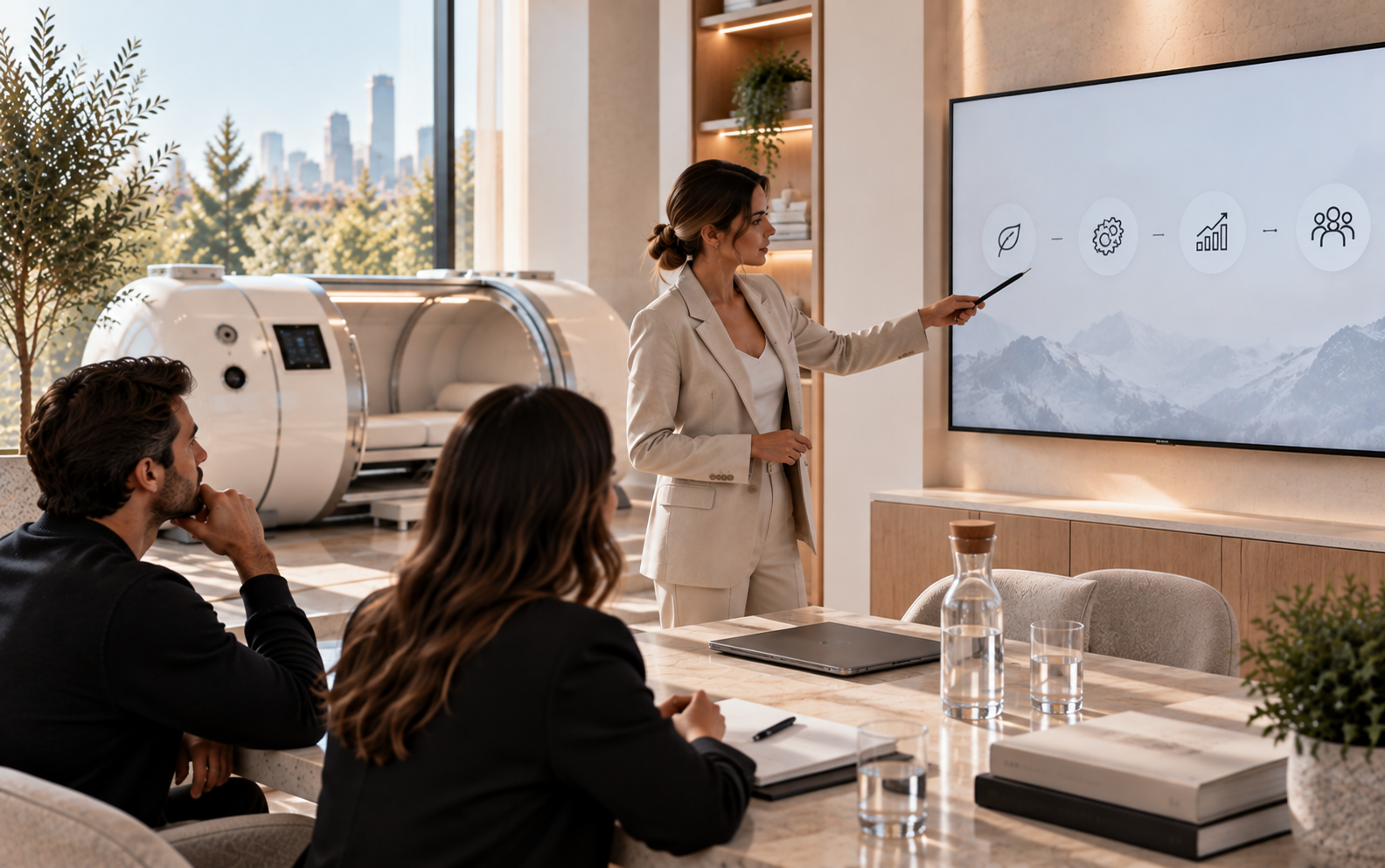 Longevity technology strategy consultation for a modern wellness clinic
