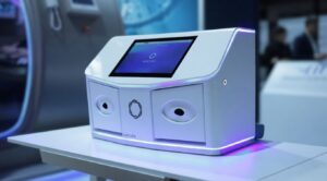 AVACURA® thermal contrast device with illuminated contour lighting, angled front view